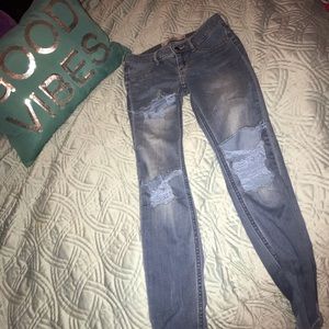 Hollister distressed Skinny Jeans